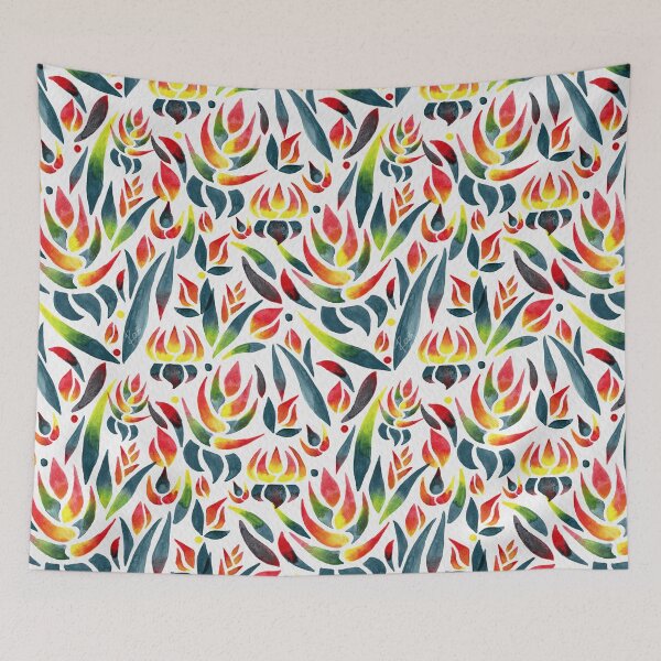 Item preview, Tropical Fire - Red Green designed and sold by Rastea.