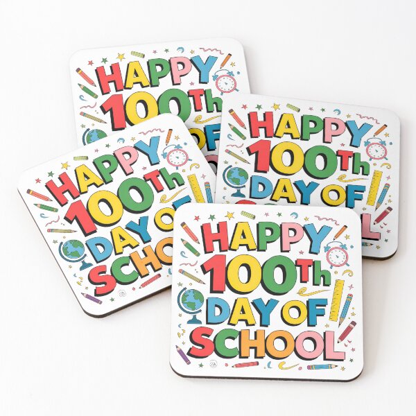 Item preview, Happy 100 Days of School Fun Education and Learning Celebration designed and sold by Meme-shirt.