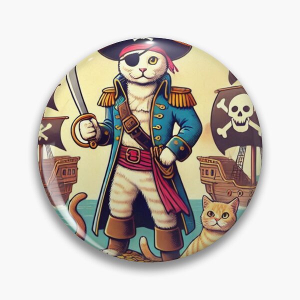 Item preview, Cat Slogan: Captain Chaos designed and sold by TrippyBunnyShop.