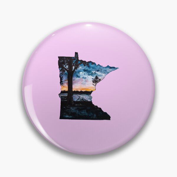 Item preview, Minnesota State Silhouette Summer designed and sold by Uplift Illustrations.