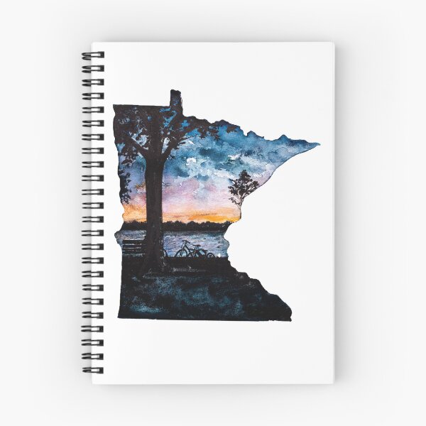 Item preview, Minnesota State Silhouette Summer designed and sold by Uplift Illustrations.