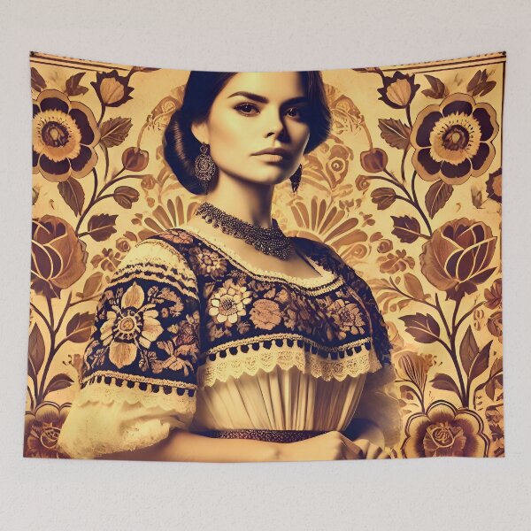 Item preview, Mexican revolutionary woman designed and sold by edleon.