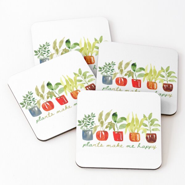 Item preview, Plants Make Me Happy Design designed and sold by andrebalest.art.