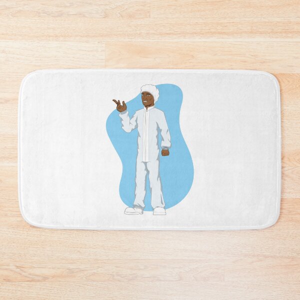 Item preview, Afro descendant male mascot, safety equipment against contamination designed and sold by LucianoCosmo.
