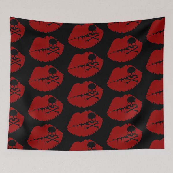 Item preview, DANGEROUS KISS Bold Edgy Rebellious Gothic Seductive designed and sold by RoadTripWear.