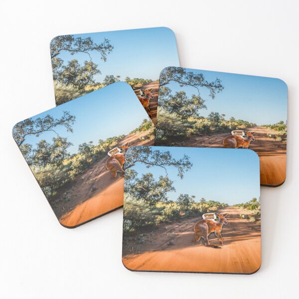 Item preview, G'Day Mate Kangaroo Art - Australian Outback Design designed and sold by Michael van der Hoorn.