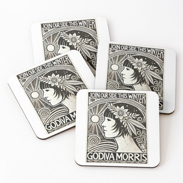 Item preview, Godiva Morris designed and sold by FolkFoundry.