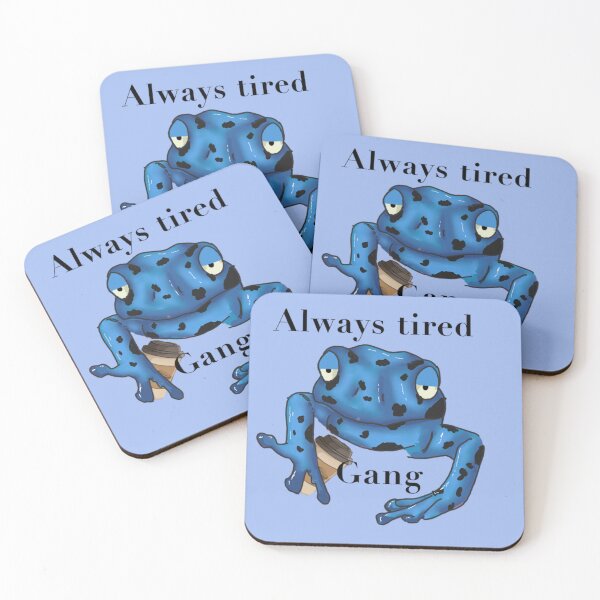 Item preview, Cute Caffeine obsessed dart frog  designed and sold by lilartisticbee.
