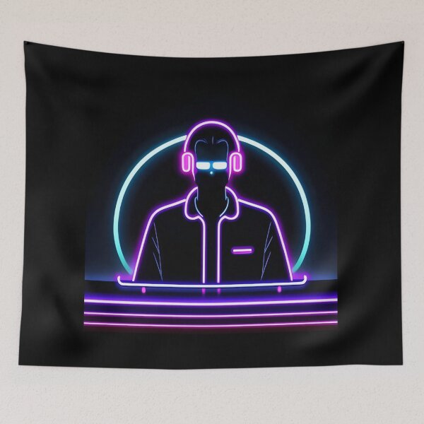 Item preview, Neon DJ designed and sold by DesignByPotatos.