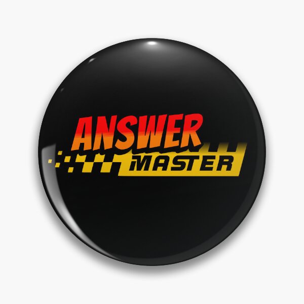 Item preview, Answer Master - Fun Quiz Art for Pub Quizzes and Game Nights designed and sold by SamSupershirt.