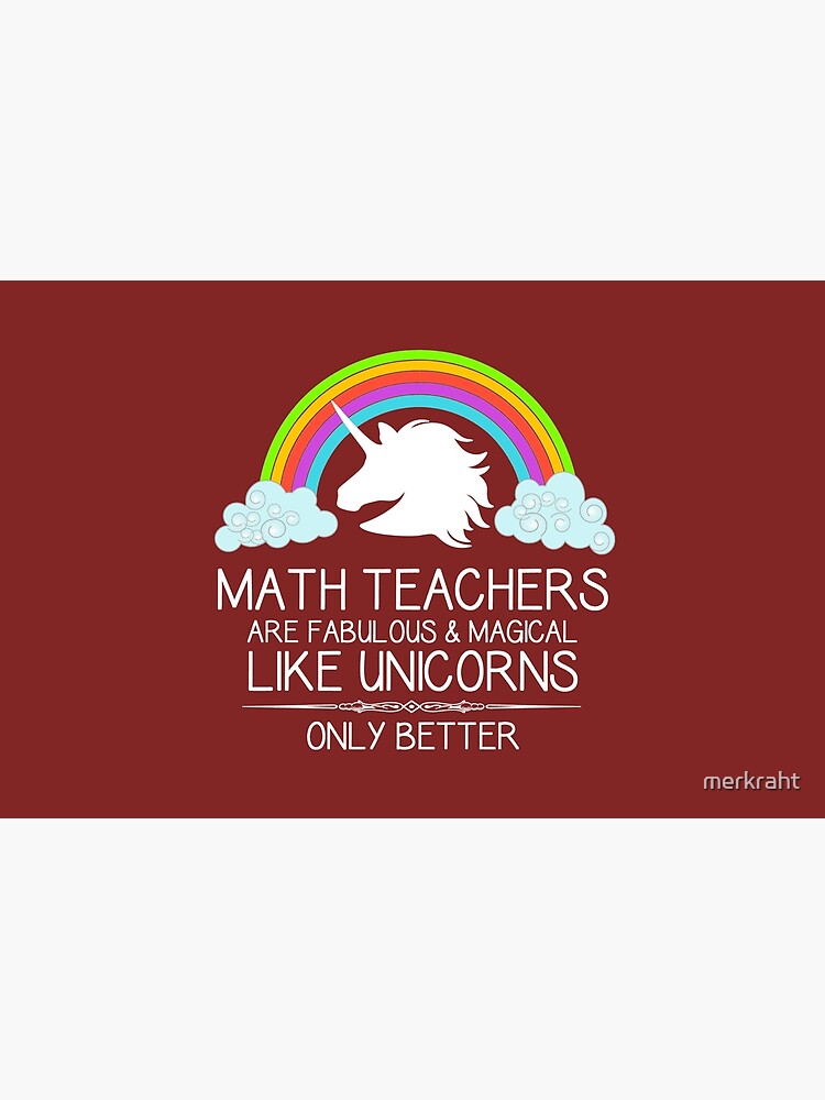 Math Teacher Gifts Math Teachers Are Like Unicorns Funny Gift Ideas