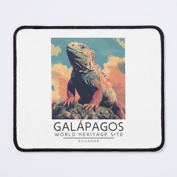 Item preview, A Vintage Travel Poster of Galápagos Islands - Ecuador designed and sold by GoodOldVintage.