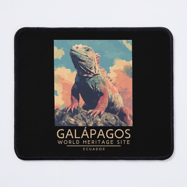 Item preview, A Vintage Travel Poster of Galápagos Islands - Ecuador designed and sold by GoodOldVintage.