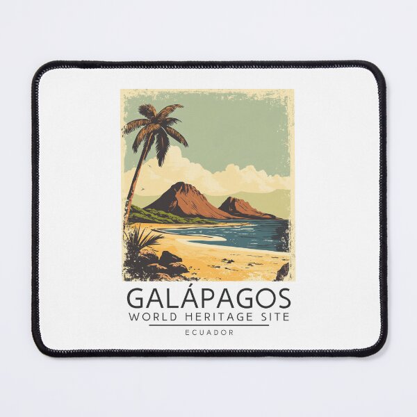 Item preview, A Vintage Travel Poster of Galápagos Islands - Ecuador  designed and sold by GoodOldVintage.