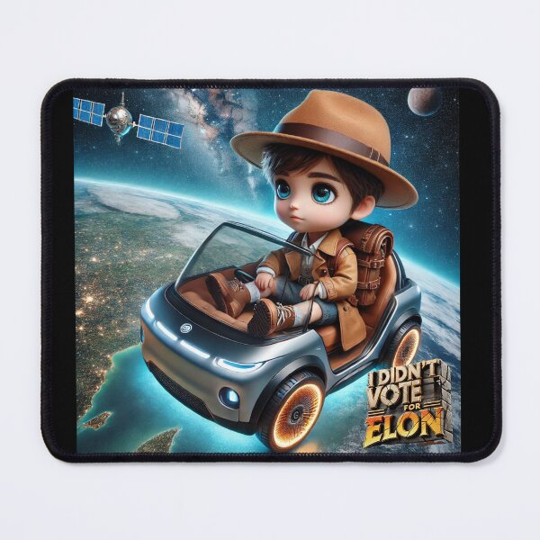 Item preview, "I Didn't Vote for Elon - Cosmic Road Trip" designed and sold by MySheetMusicArt.