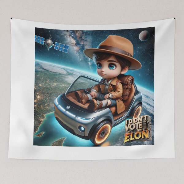 Item preview, "I Didn't Vote for Elon - Cosmic Road Trip" designed and sold by MySheetMusicArt.