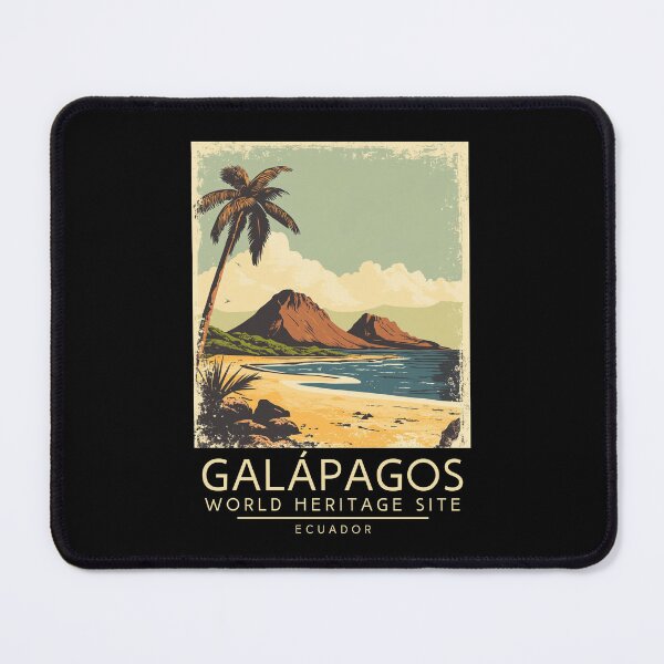 Item preview, A Vintage Travel Poster of Galápagos Islands - Ecuador designed and sold by GoodOldVintage.