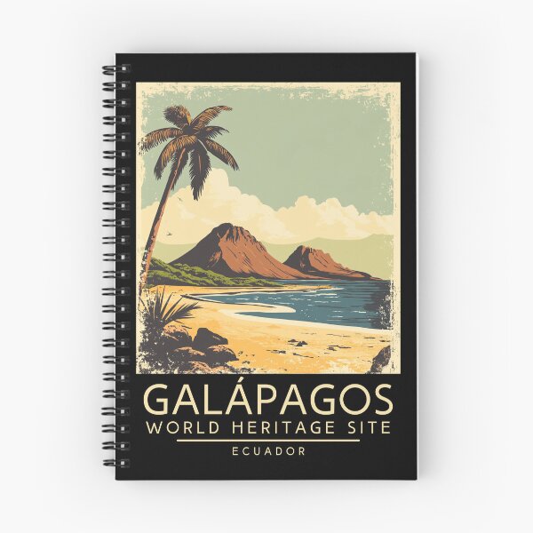 Item preview, A Vintage Travel Poster of Galápagos Islands - Ecuador  designed and sold by GoodOldVintage.
