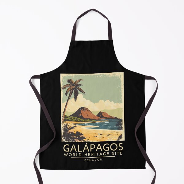 Item preview, A Vintage Travel Poster of Galápagos Islands - Ecuador  designed and sold by GoodOldVintage.