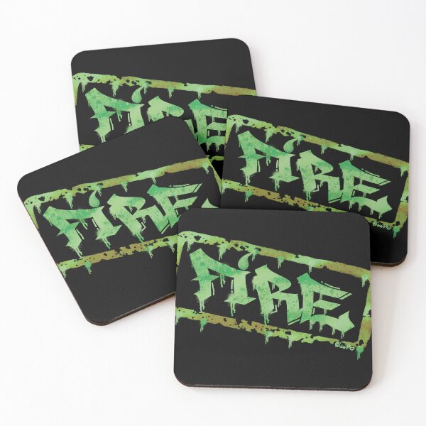 Item preview, FIRE (Blazing Green Edition) designed and sold by Inx Artworks.