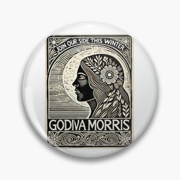 Item preview, Godiva Morris designed and sold by FolkFoundry.
