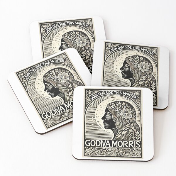 Item preview, Godiva Morris designed and sold by FolkFoundry.