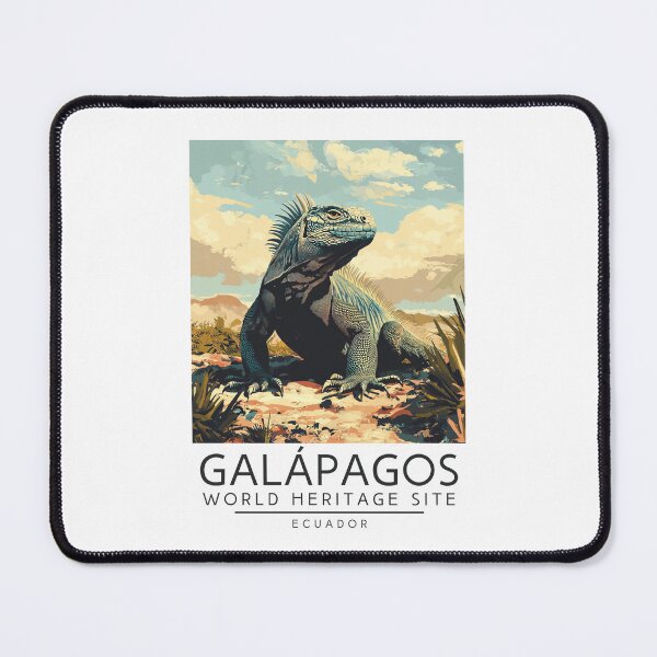 Item preview, A Vintage Travel Poster of Galápagos Islands - Ecuador designed and sold by GoodOldVintage.