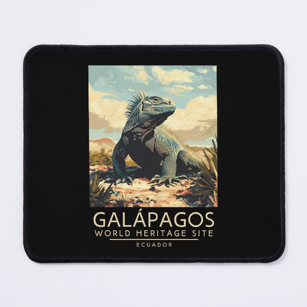 Item preview, A Vintage Travel Poster of Galápagos Islands - Ecuador designed and sold by GoodOldVintage.