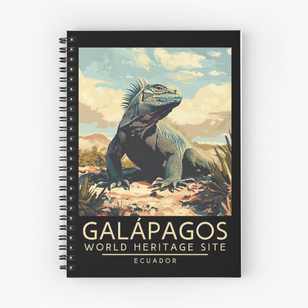 Item preview, A Vintage Travel Poster of Galápagos Islands - Ecuador  designed and sold by GoodOldVintage.