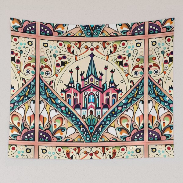 Item preview, Grand Fair Carousel Whimsical Wonder Wayfair Carnival Castle  designed and sold by Zeporas Castle.