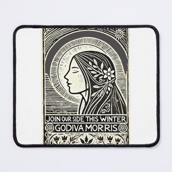 Item preview, Godiva Morris designed and sold by FolkFoundry.