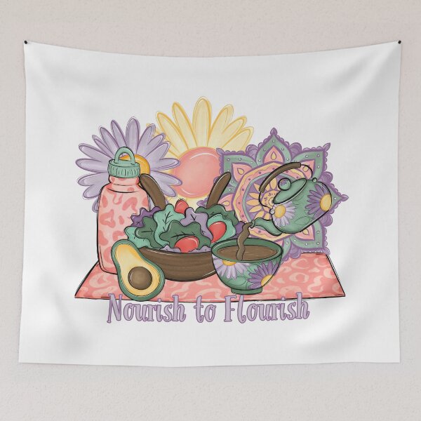 Item preview, Vibrant wellness-inspired design and message—perfect for yogis and health enthusiasts! designed and sold by MerchSearchCO.