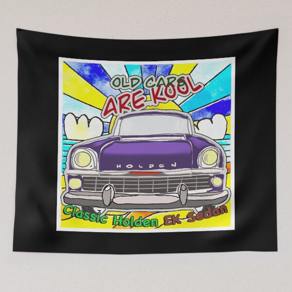 Item preview, Vintage Holden EK Sedan - Vibrant Retro Aussie Car Art designed and sold by Michael van der Hoorn.