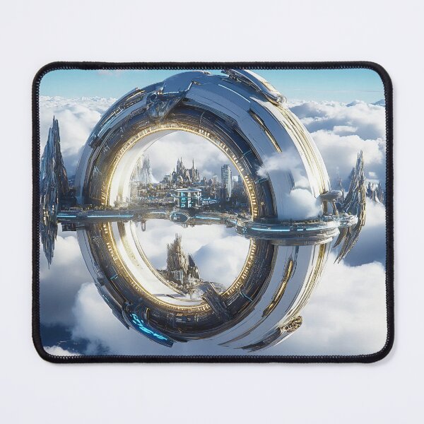 Item preview, Steel Ring: Floating City in the Sky" designed and sold by Reina75.