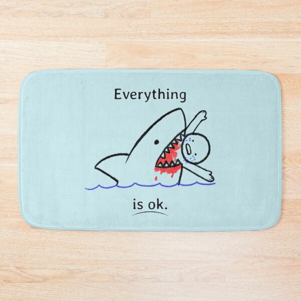 Item preview, Everything is ok, Positive Quote, Sarcasm designed and sold by Mariana Piana.