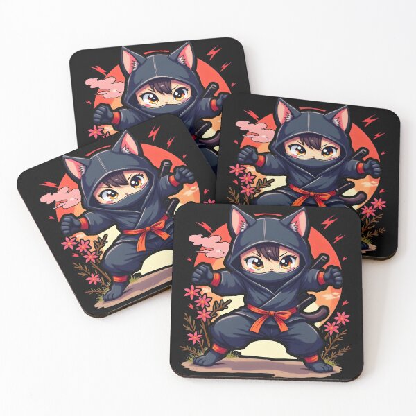Item preview, Kawaii Ninja Cat designed and sold by Chibloom.