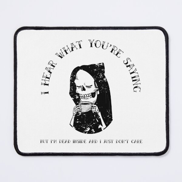 Item preview, "Dead Inside, But Still Listening: The Ultimate Mood Tee" Work Vibes Tshirt  designed and sold by Kaehaniz.