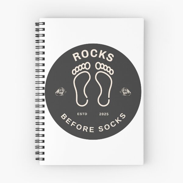 Item preview, Rocks Before Socks ESTD 2025 designed and sold by MoeTiff.