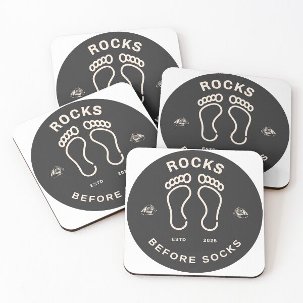 Item preview, Rocks Before Socks ESTD 2025 designed and sold by MoeTiff.