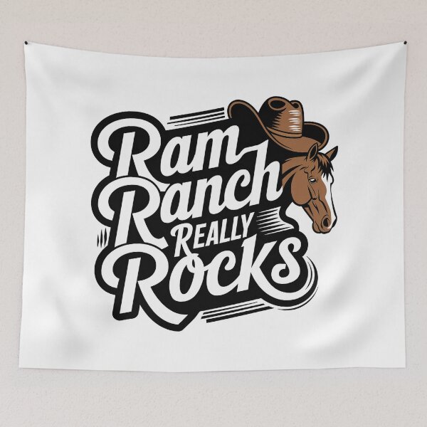 Aperçu de l'œuvre Ram Ranch est vraiment génial, Ram Ranch, paroles de Ram Ranch créée et vendue par graphic-genie.