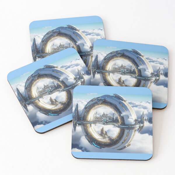 Item preview, Steel Ring: Floating City in the Sky" designed and sold by Reina75.