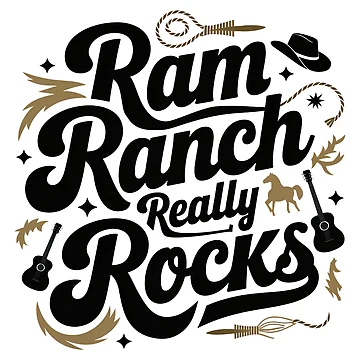 Artwork thumbnail, Ram Ranch Really Rocks, Ram Ranch, Ram Ranch Lyrics by graphic-genie