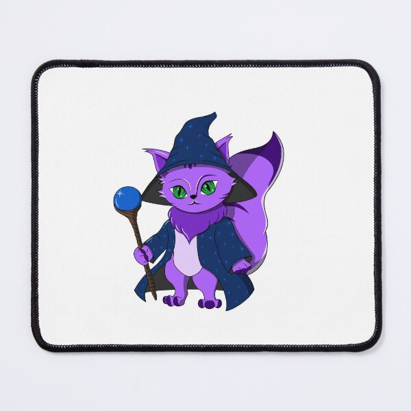 Item preview, Cute Purple Cartoon Wizard Cat designed and sold by DrisT-Graphics.