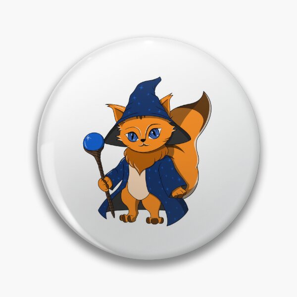 Item preview, Cute Orange Cartoon Wizard Cat designed and sold by DrisT-Graphics.