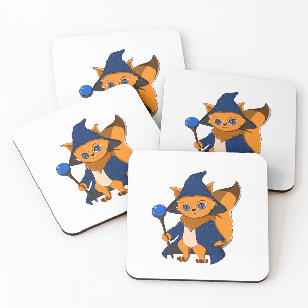 Item preview, Cute Orange Cartoon Wizard Cat designed and sold by DrisT-Graphics.