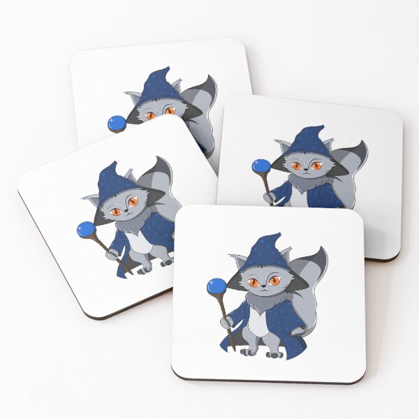 Item preview, Cute Gray Cartoon Wizard Cat designed and sold by DrisT-Graphics.