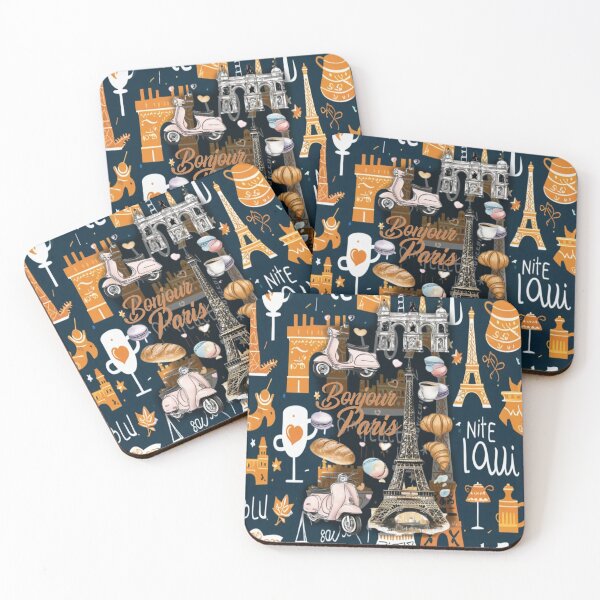 Item preview, "Bonjour Paris: Vintage Eiffel Tower Elegance" designed and sold by DigoCostaK7css.