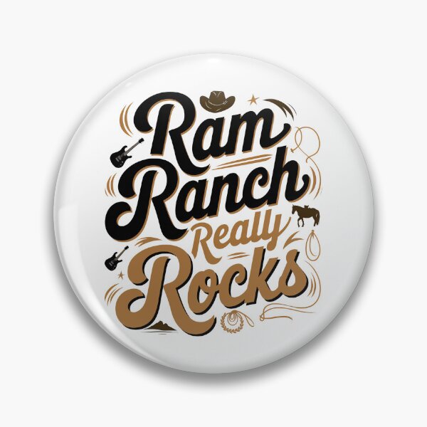Artikelvorschau, Ram Ranch rockt wirklich, Ram Ranch, Ram Ranch Songtext entworfen und verkauft von graphic-genie.