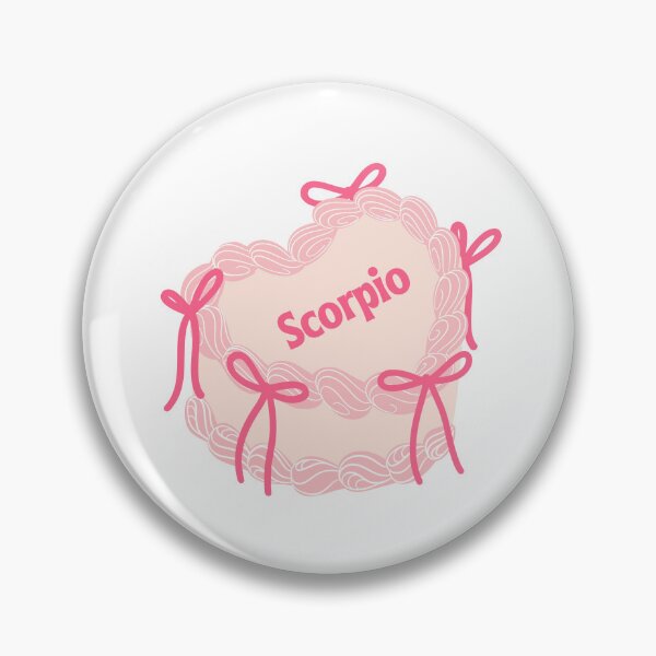 Item preview, Scorpio pink bow cake  designed and sold by amorales98.