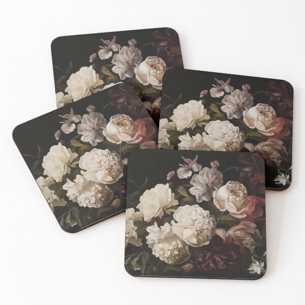 Item preview, White and Neutral Floral Botanical Moody Art designed and sold by CopelandAndCo.